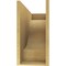 Ekena Millwork 10"W x 30"D x 20"H Classic Newport Rough Cedar Woodgrain TimberThane Corbel, Primed Tan CORUR10X30X20NEWRCPR - alternate 3